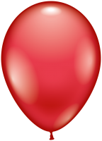 100 Balloons warm red  